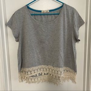 Rewind Crochet BOHO Crop Top XL